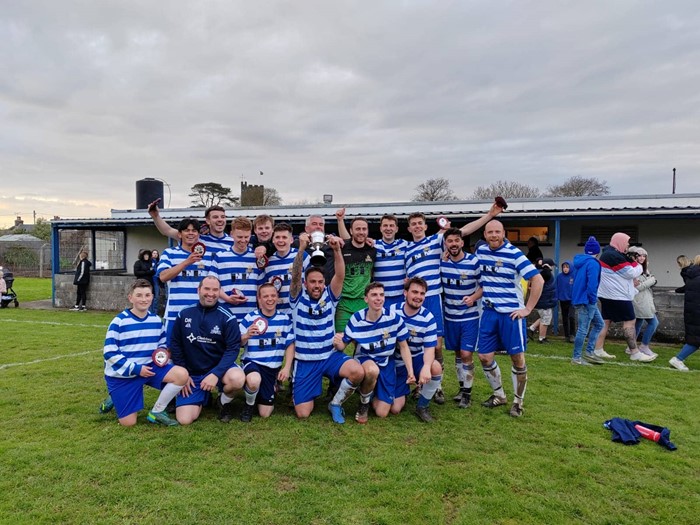 Kilgetty 2nds' Trophy Celebrations