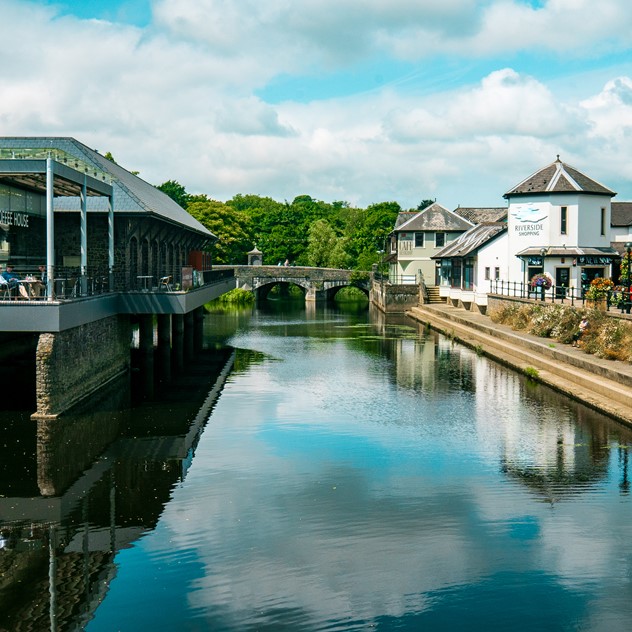 View from the Haverfordwest Town Bridge