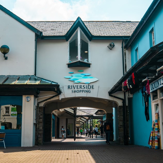 Riverside Shopping Centre in Haverfordwest