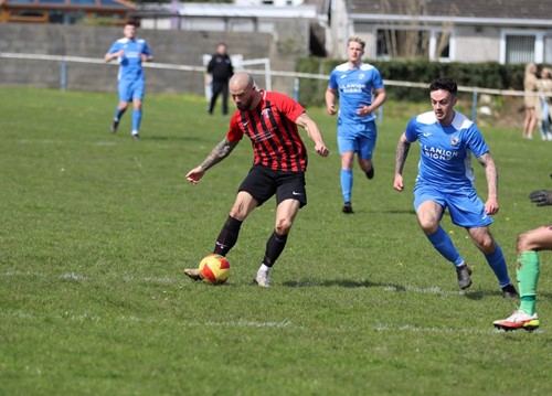 An early chance for Nathan Green, disallowed for offside