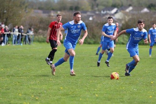 Monkton Captain Ben Steele, who scored his side's goal