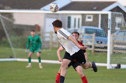 Bennett flicking the ball on