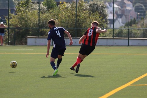 Adam Muskett equalising just before half-time